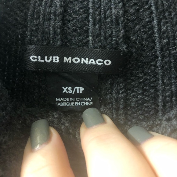 Club Monaco Simonya Wool cable knit sweater dress - Picture 4 of 8